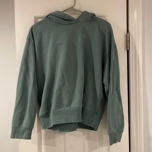 Teal target hoodie